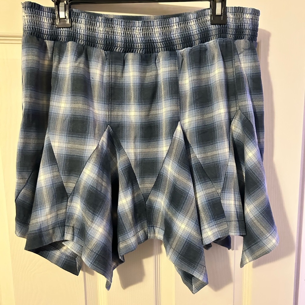 FREE PEOPLE FLANNEL SKIRT NWOT